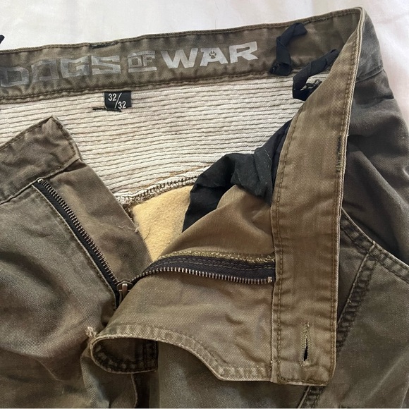 Speed and Strength Dogs of War Green Motorcycle Pants Armored Knees 32x32 - Picture 11 of 16